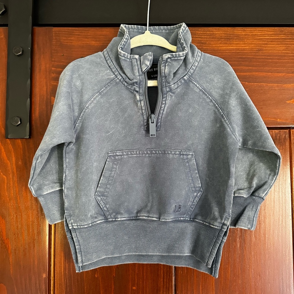 Little Bipsy Blue Quarter Zip